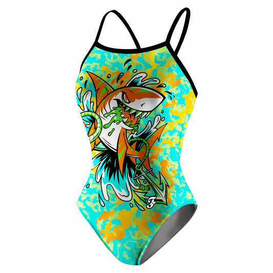 Angry Shark Orange Openback