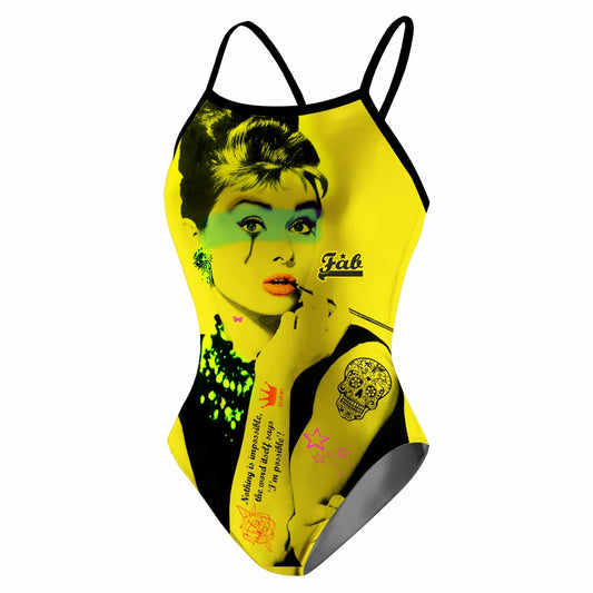 Audrey Yellow Openback