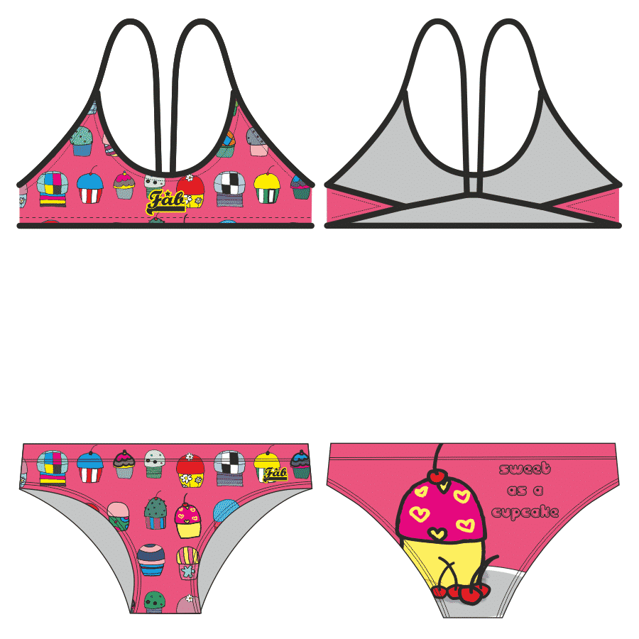 Cupcakes Pink Female Thiny