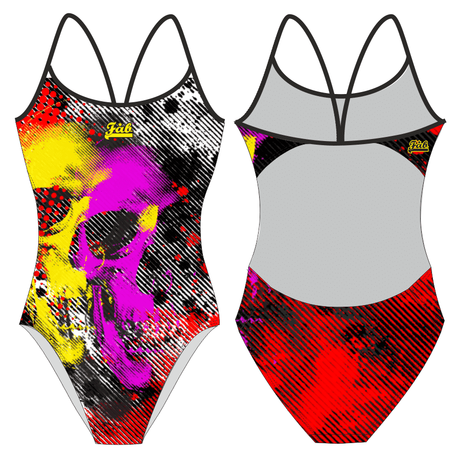 Double Skulls Female Openback