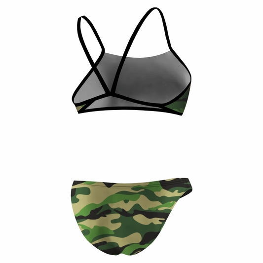 Army Green Thiny Sport Bikini