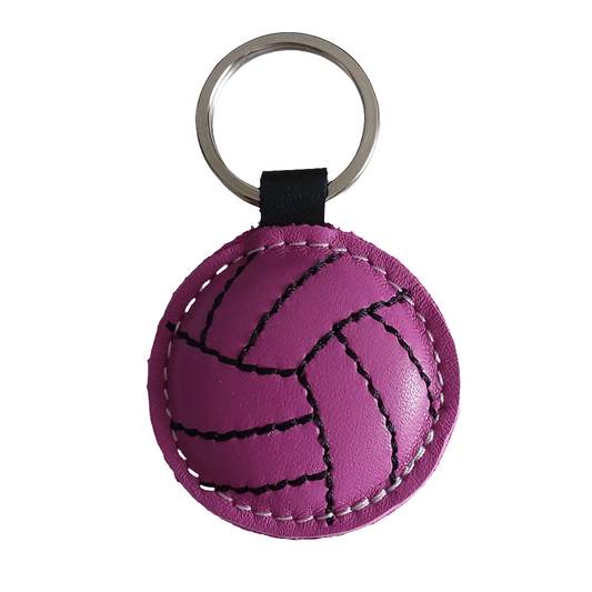 WaterPolo Ball Purple Keychain