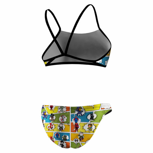 Cartoon Heroes Thiny Sport Bikini