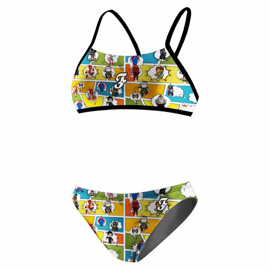 Cartoon Heroes Thiny Sport Bikini