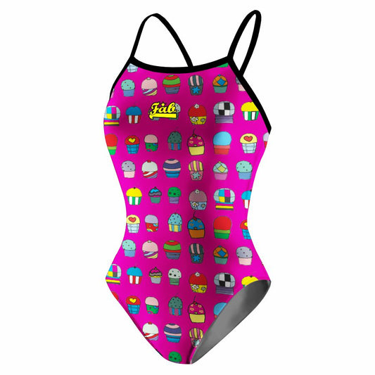 Cupcakes Magenta Openback