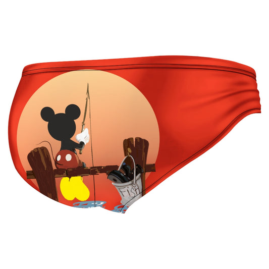 Gone Fishing Red Brief