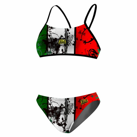 I Love Italy Green Thiny Sport Bikini