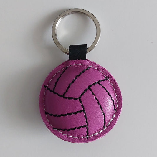WaterPolo Ball Purple Keychain