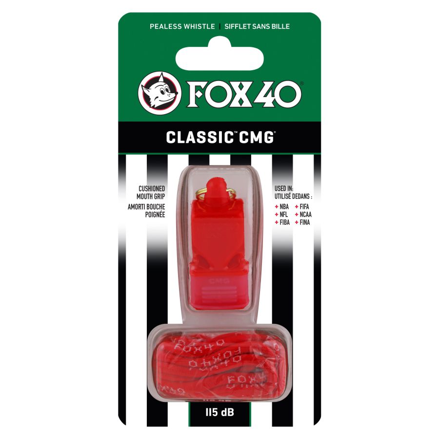 FOX40 Classic CMG Official Whistle Red