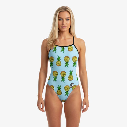 Ananas Sky Blue Openback