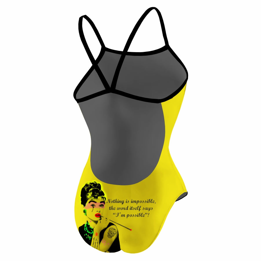 Audrey Yellow Openback