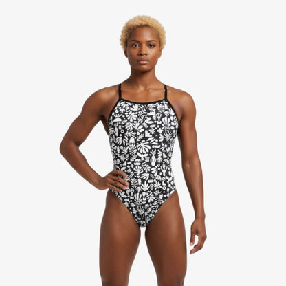 Botanical Shapes Black Openback