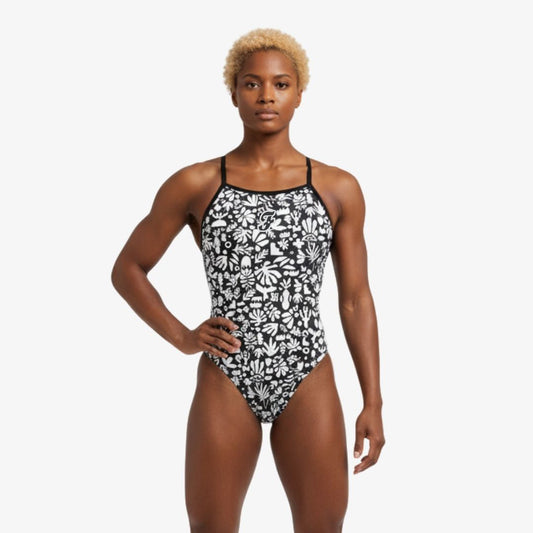 Botanical Shapes Black Openback