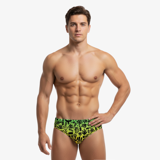 Botanical Shapes Green Brief