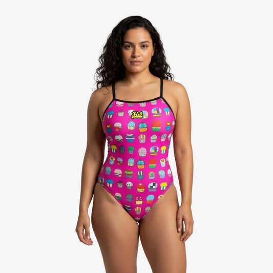 Cupcakes Magenta Openback