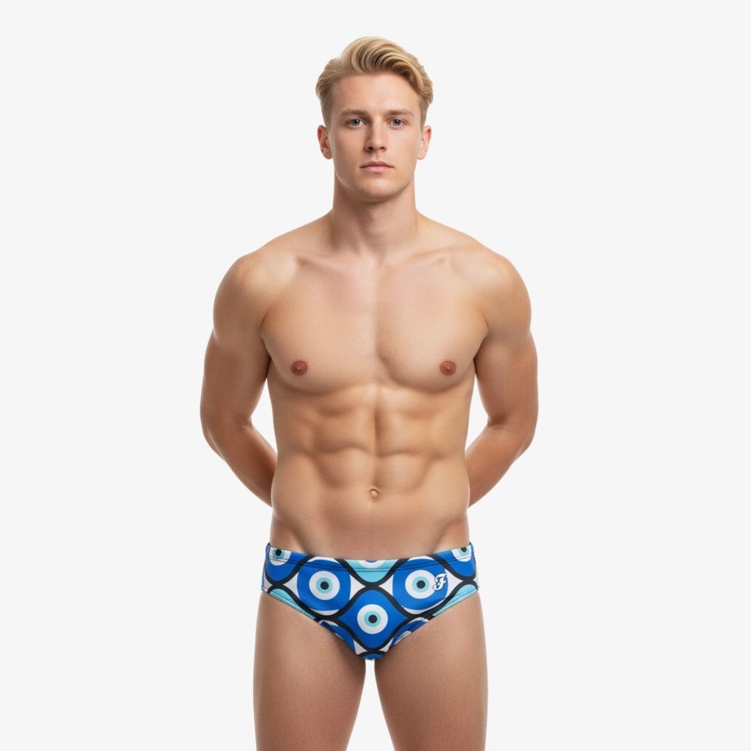 Evil Eye Blue Brief