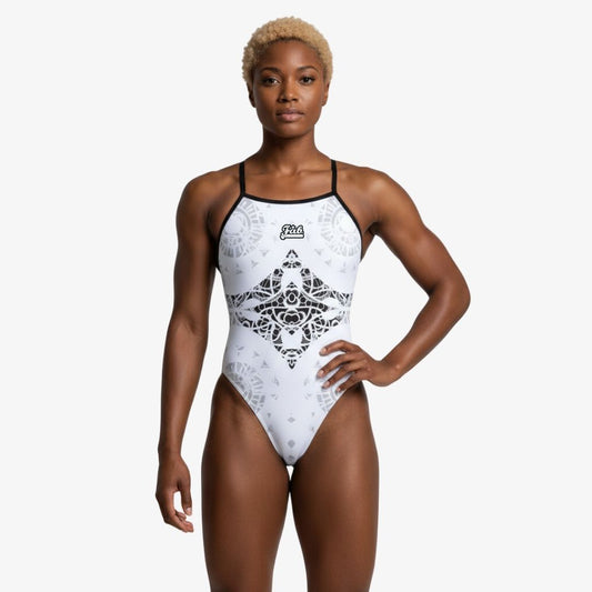 Lacey White Openback