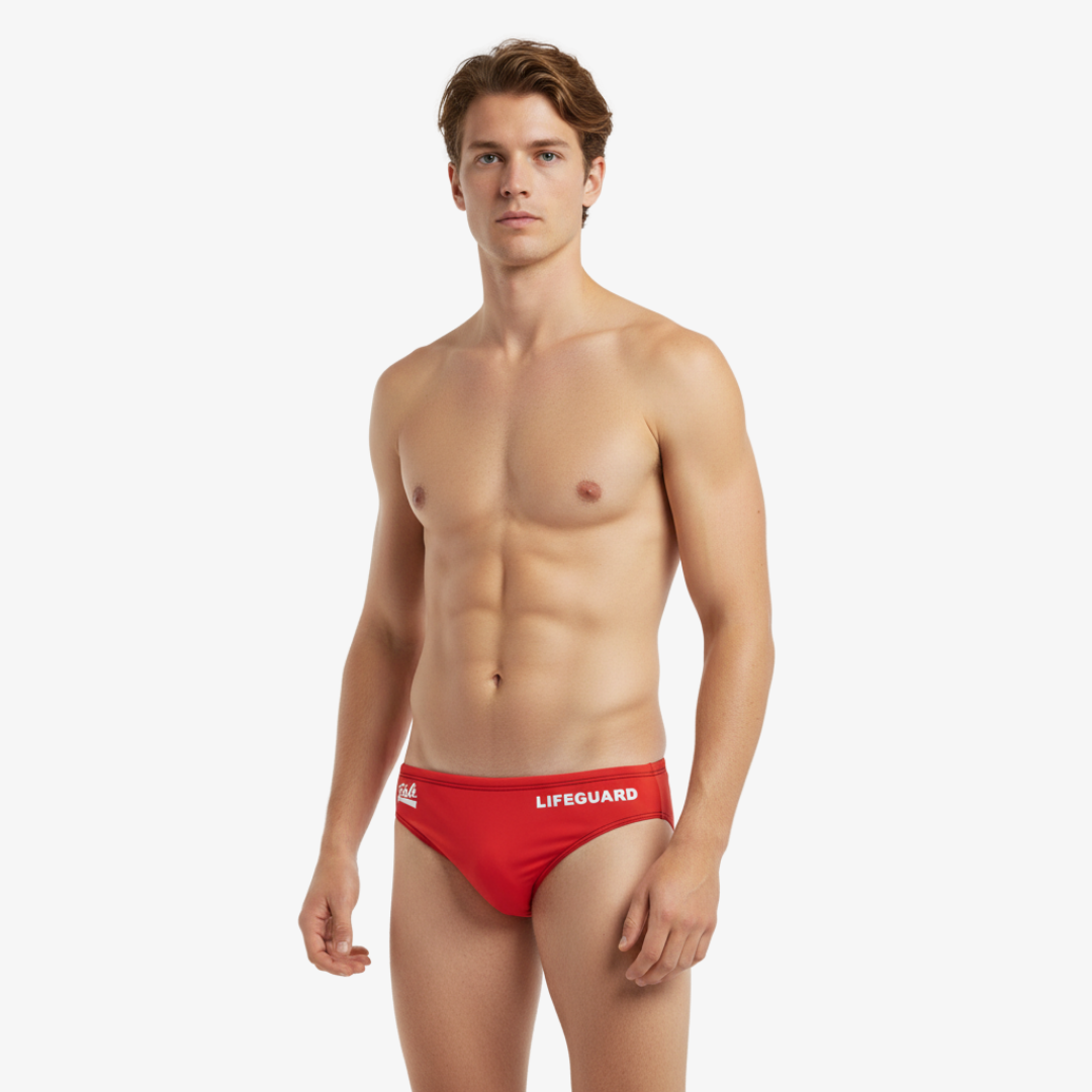 Lifeguard Red Brief