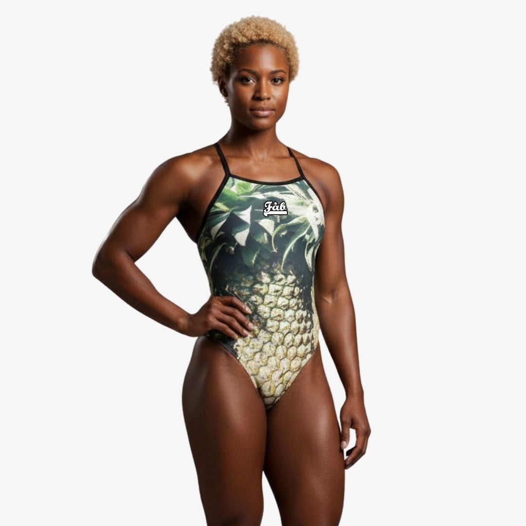 Retro Pineapple Openback