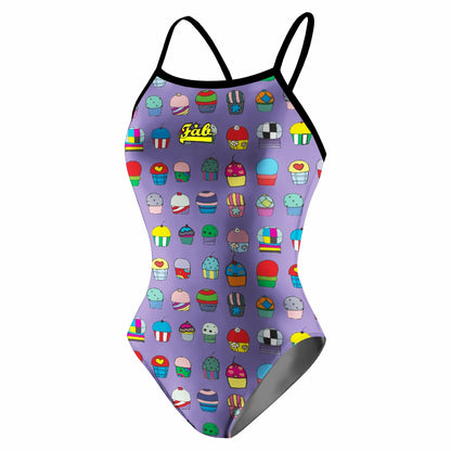 Cupcakes Purple Openback