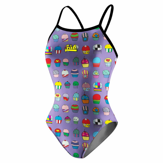 Cupcakes Purple Openback