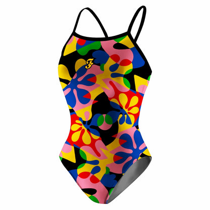 Geometric Flowers Openback