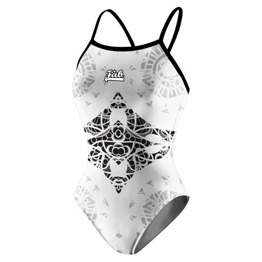 Lacey White Openback