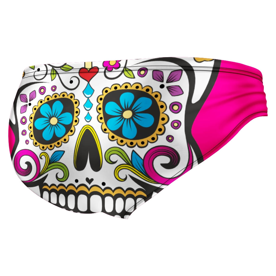 Mexican Skull Magenta Brief