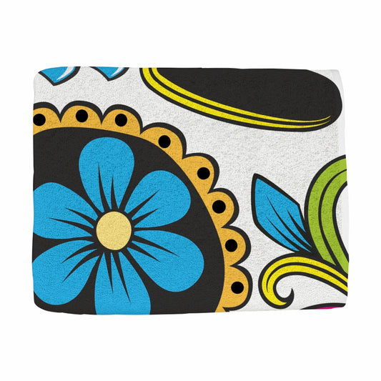 Mexican Skull Double Face Towel
